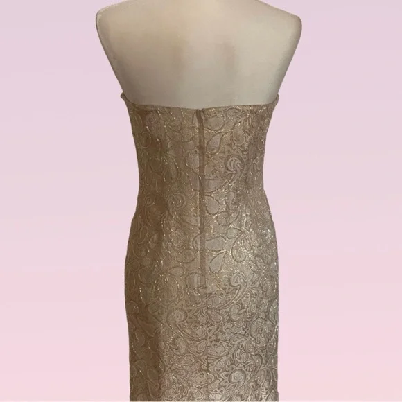 CARMEN MARC
VALVO Sparkly Strapless Dress 10 - Picture 8 of 11